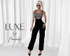 LUXE Pant Fit Blk Htooth