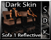 #SDk# Dark Skin Sofa R