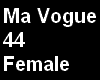 MA Vogue 44 Female