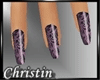 !CR Purple Lace Nails