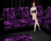 Purple Hatchetman Sofa