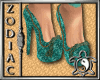 Peacock Party Pumps