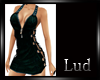 [Lud]Snake Dress Green