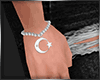 Silver bracelet  M--F