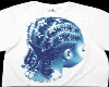 M. blue braids tee