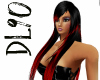 DL90 Black&Red hair