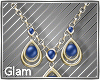 Blue Gold Necklace