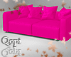 Comfy Pink Sofa