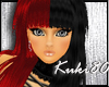 K red black hair rinmaye