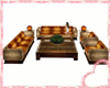 S: Golden Blossom couch 