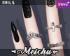 🌸 Gothic Witch Nails
