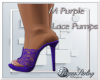 M Purple Lace Pumps