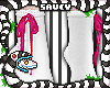 Socks+Hot Pink Ribbon