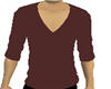 BROWN VNECK