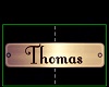 thomas      name plate
