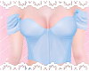 ♡ Softgirl Top Blue