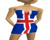 Iceland Flag Dress