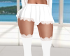 Bbg White RLL Skirt