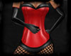 !F Corset Outfit Red