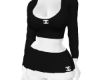Black chanell dress