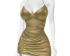 NYE Gold Leather Dress