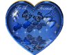 Blue Friendship Heart