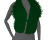 GREEN FUR TOP