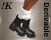 !K! Chunky Boots w/socks