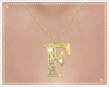 Necklace of letters F