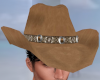 Tan Suede Cowboy Hat