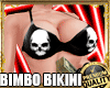 Bimbo Bikini Top Skull