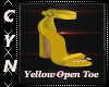 Yellow Open Toe