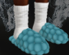 Bubble Slippers Teal