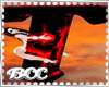 [BCC]T Letter-Red Black