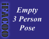 Empty 3 Person Pose