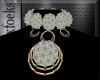 Nosi necklace Blue Gold