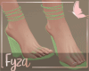 amelia green high heels