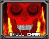 Red Skull Chair