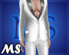 MS Royal White Suit