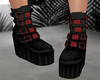 Kp* Goth Boots Red