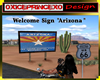 Welcome Sign Arizona 