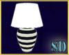 SD Blk & Wh Table Lamp