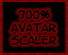 м| 700% Avatar Scaler