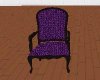 (W) purple conf chair