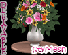 Side Table Flower Vase