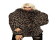 *B* Leopard blk sweater