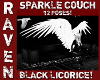 BLACK SPARKLE COUCH!