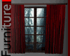 Window with Red Drape