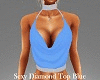 Sexy Diamond Top Blue