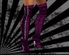Purple corset boots